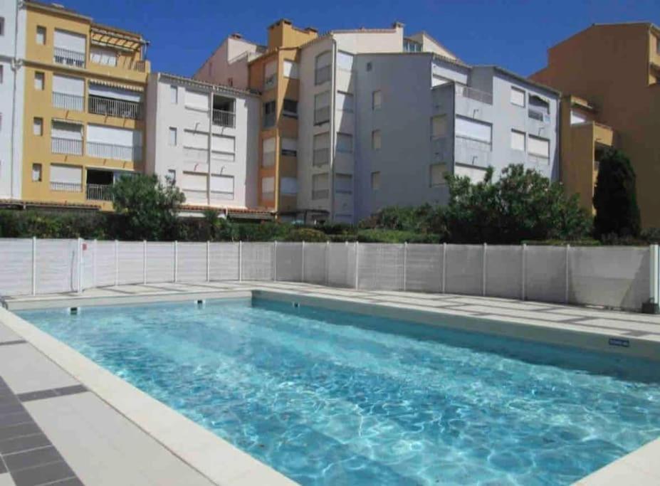 Studio - Residence Avec Piscine Agde Zewnętrze zdjęcie